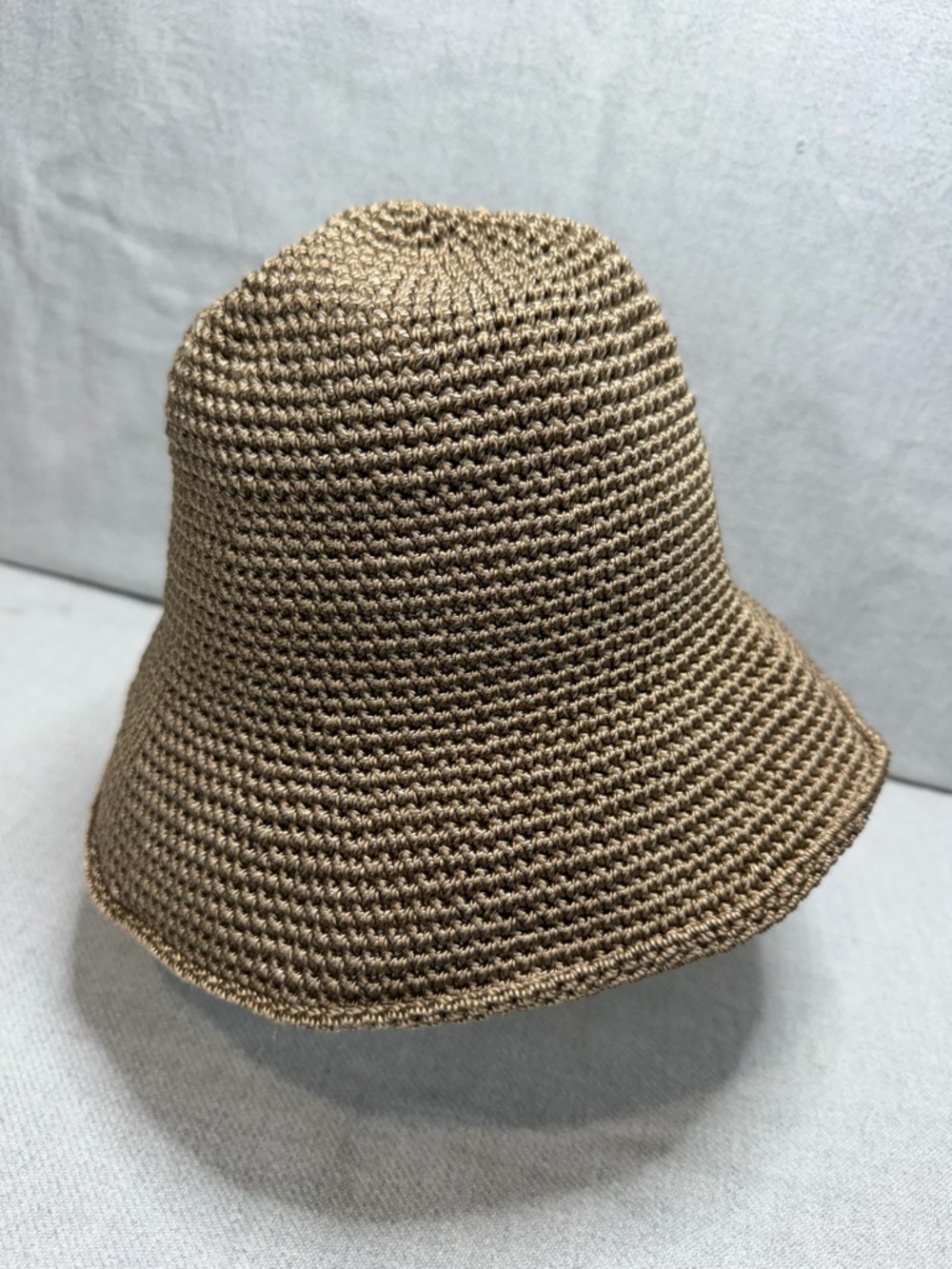 Classic Crochet Bucket Hat - Tan